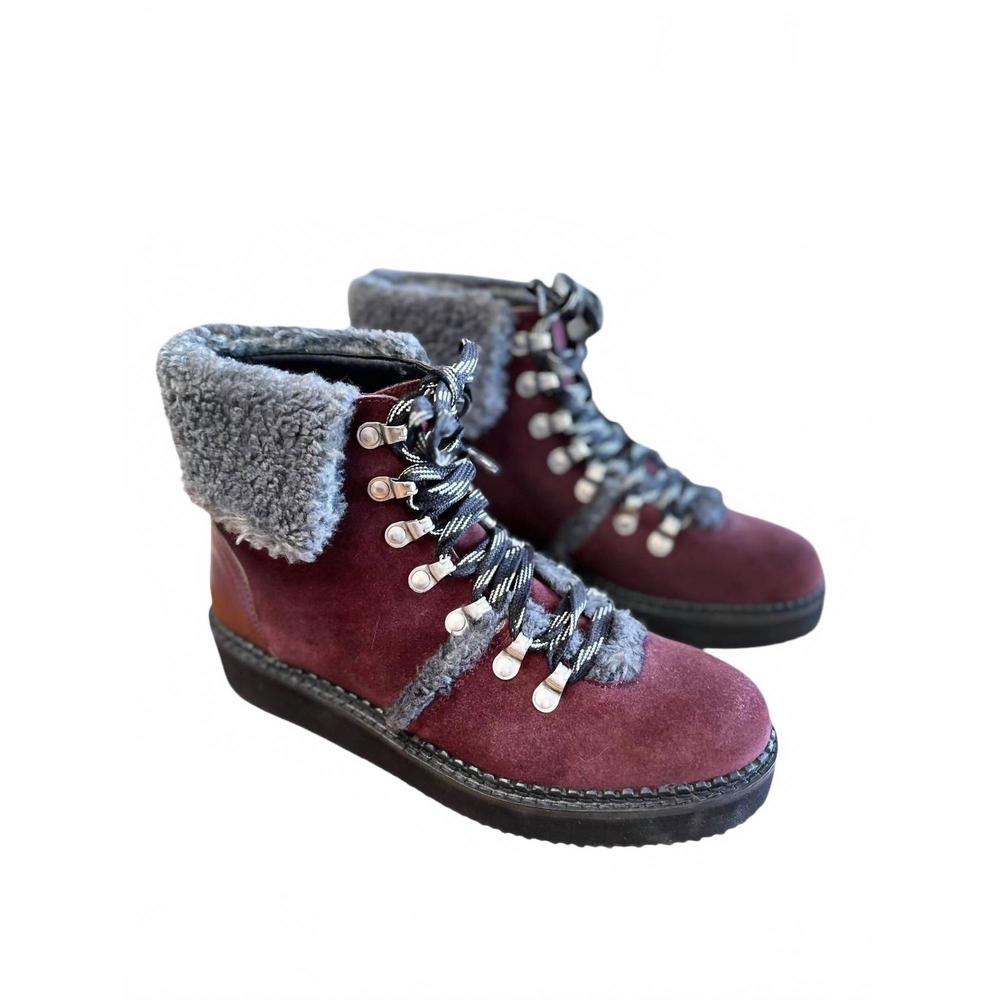 NEW VERY VOLATILE women's wine bootie in burgundy
